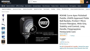 Rokne Curve Apex Video on Amazon Product Details Page