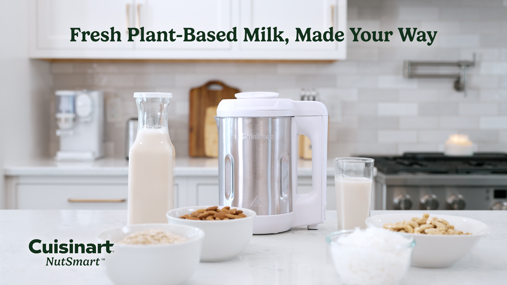 Plant-based milk how-to video