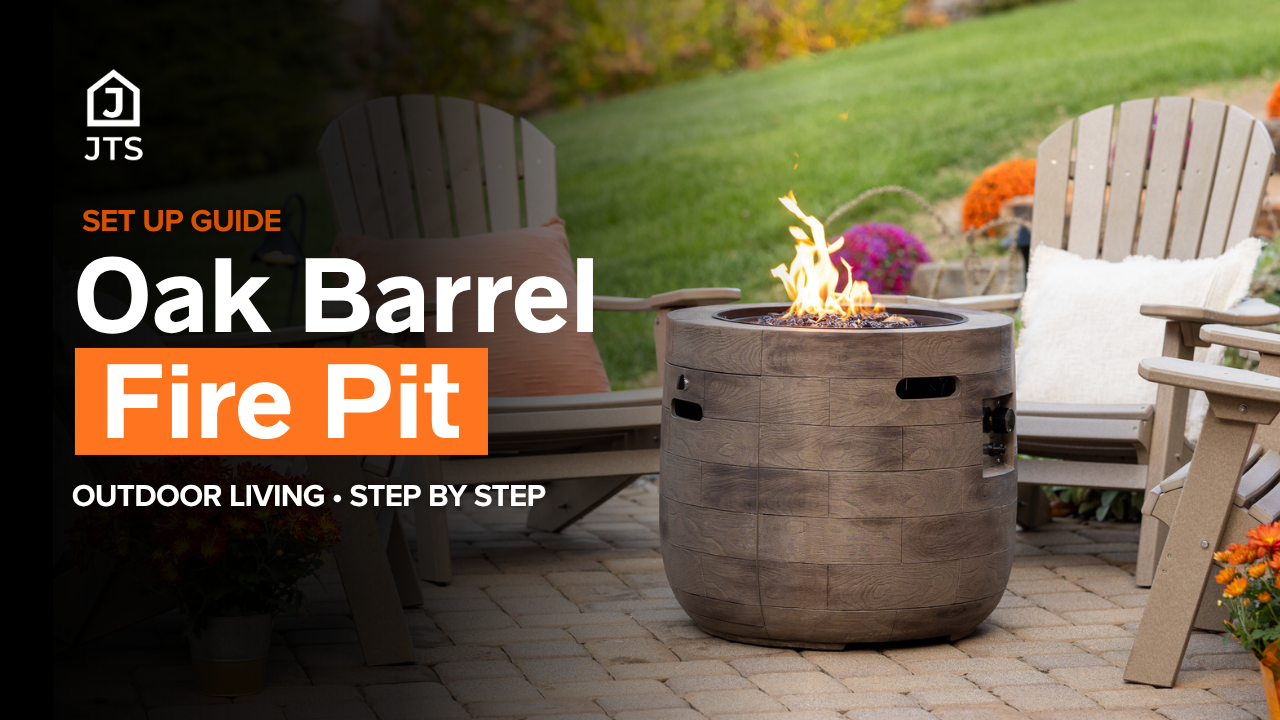Oak Barrel Fire Pit how-to video